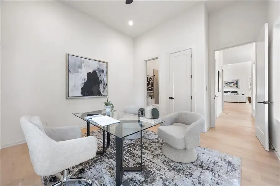 Furnished interior view inside a new home in , Sandy Springs (Image 34).