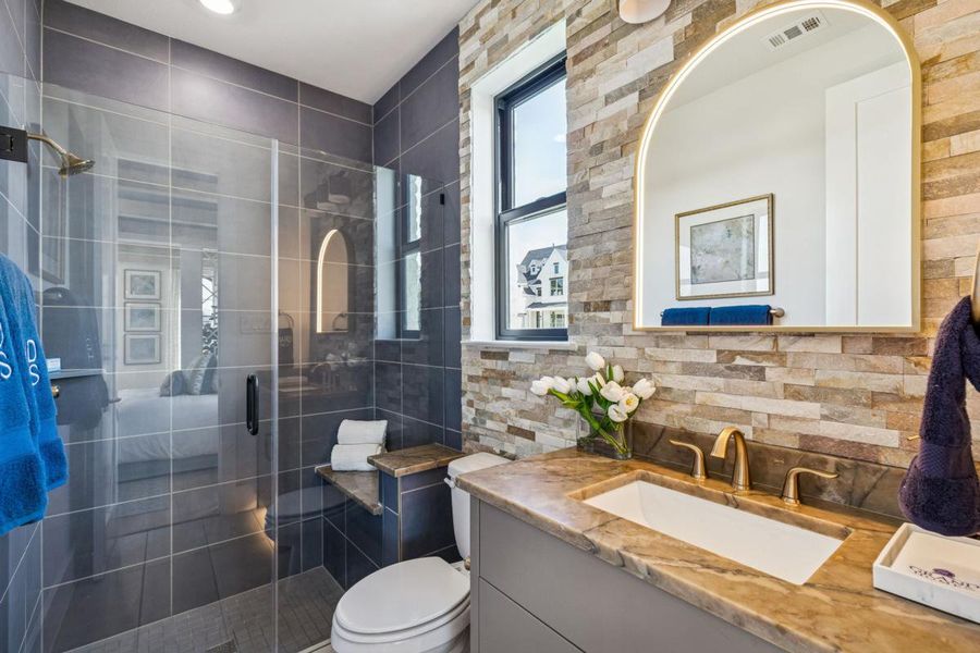 Representative furnished interior of a home built from the Grand Park Place by Grand Homes in Park Place, Prosper (Image 13).