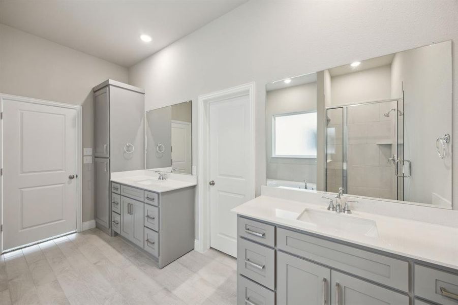 Furnished interior view inside a new home in Sicily, Princeton (Image 9).