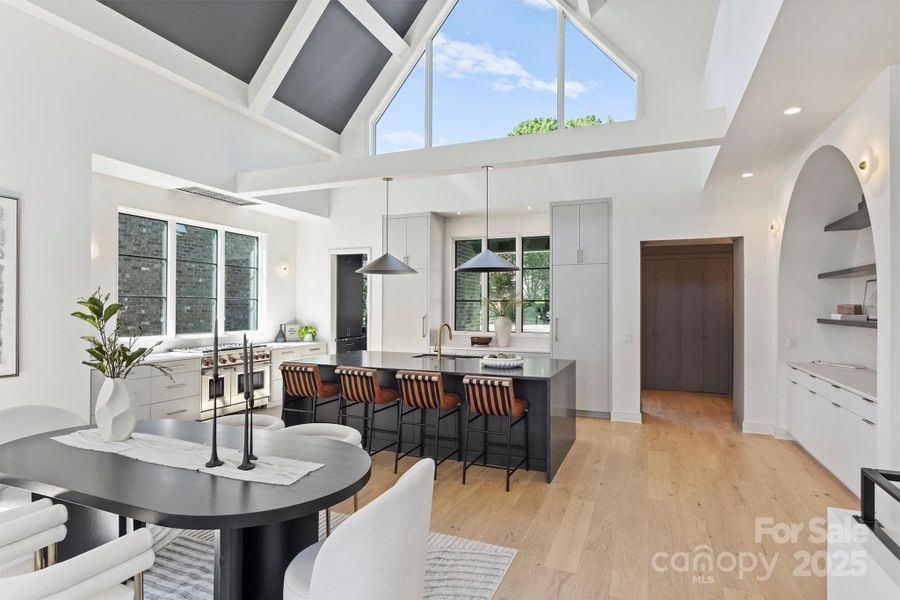 Furnished interior view inside a new home in , Charlotte (Image 15).