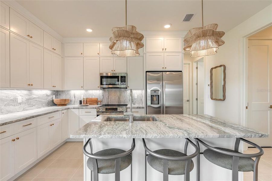 Furnished interior view inside a new home in , New Smyrna Beach (Image 15).