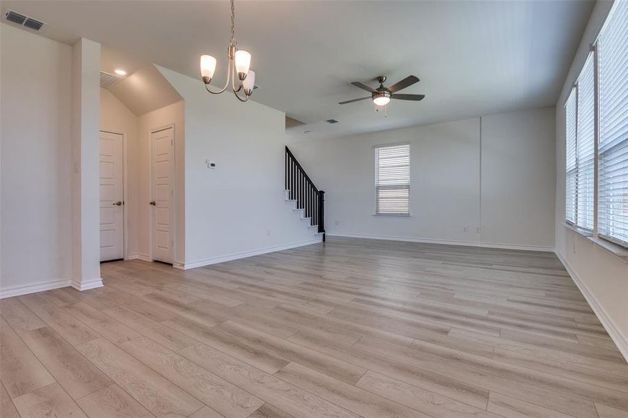 Spacious, unfurnished interior of a new home in Cottonwood Creek, Seagoville (Image 11).