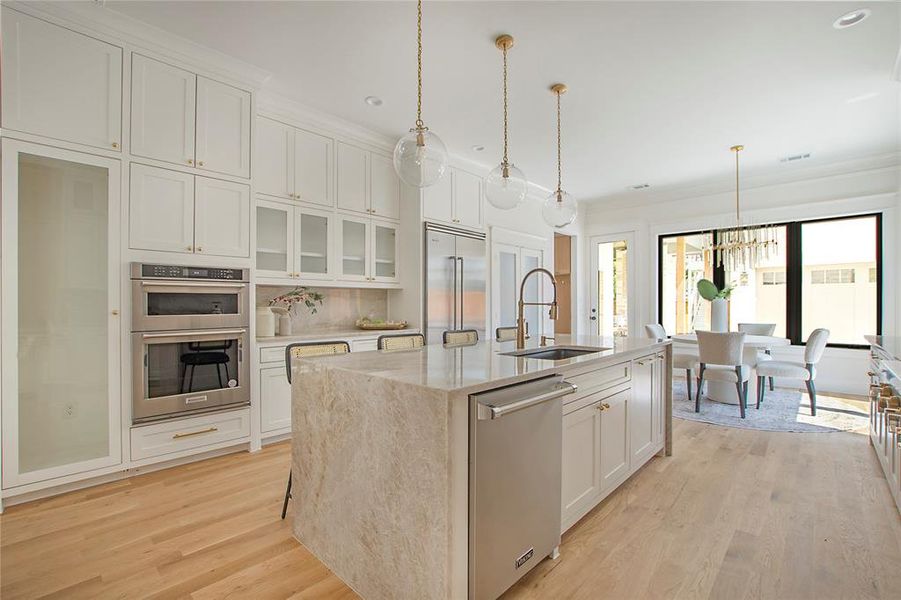 Furnished interior view inside a new home in , Dallas (Image 19). Furnished interior view inside a new home in , Dallas (Image 19).