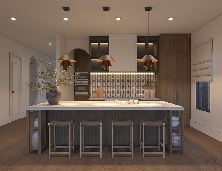 Furnished interior view inside a new home in , Dallas (Image 4).