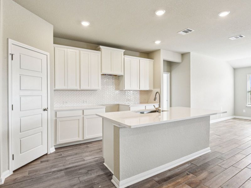 Furnished interior view inside a new home in Comanche Ridge, San Antonio (Image 4).