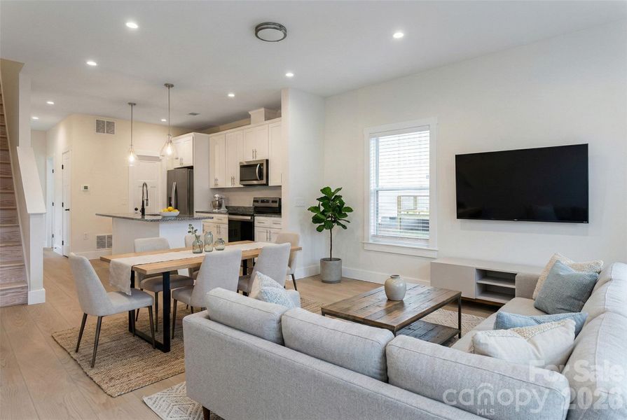 Furnished interior view inside a new home in , Asheville (Image 14).