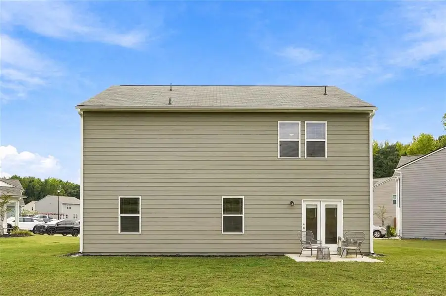 Exterior details and patio area of a home in Casteel, Bethlehem (Image 4).