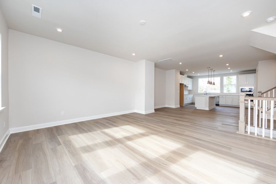 Spacious, unfurnished interior of a new home in Archer Row, Charlotte (Image 31). Spacious, unfurnished interior of a new home in Archer Row, Charlotte (Image 31).