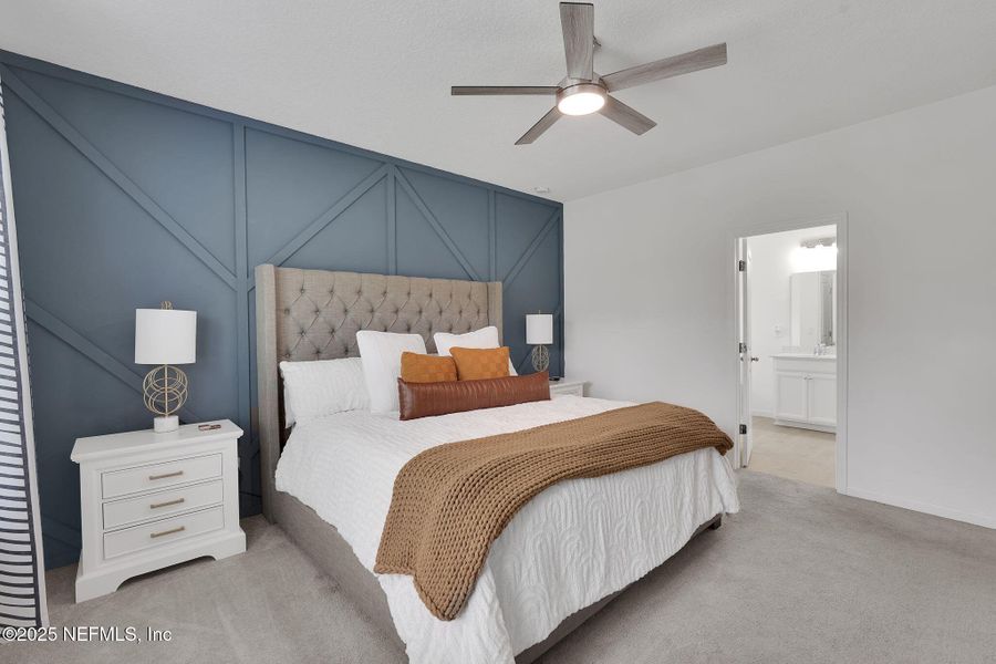 Furnished interior view inside a new home in , Jacksonville (Image 30).