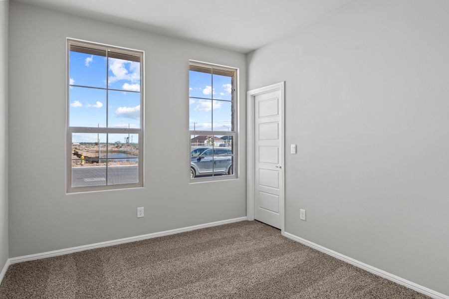 Representative unfurnished interior of a home built from the Tupelo by D.R. Horton in Yukon Ridge, Odessa (Image 23). Representative unfurnished interior of a home built from the Tupelo by D.R. Horton in Yukon Ridge, Odessa (Image 23).