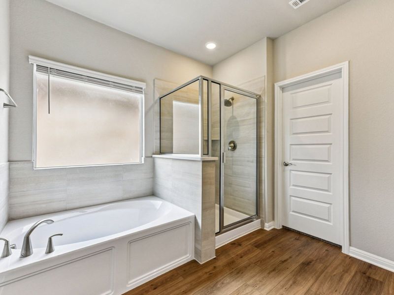 Furnished interior view inside a new home in Big Sky Ranch - Executive Collection, Dripping Springs (Image 5).