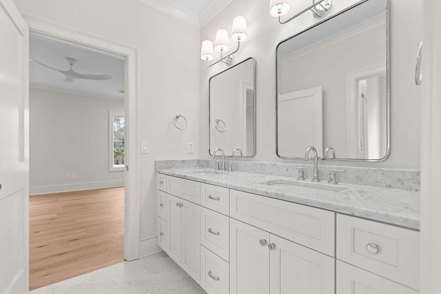 Furnished interior view inside a new home in , Seabrook Island (Image 16).