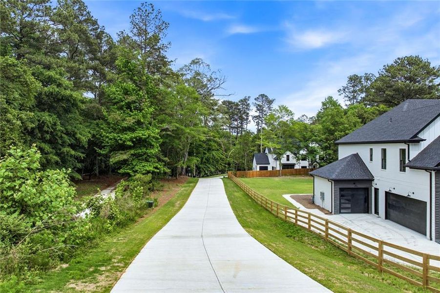 Front exterior of a new home in , Lawrenceville, GA, highlighting curb appeal (Image 28).