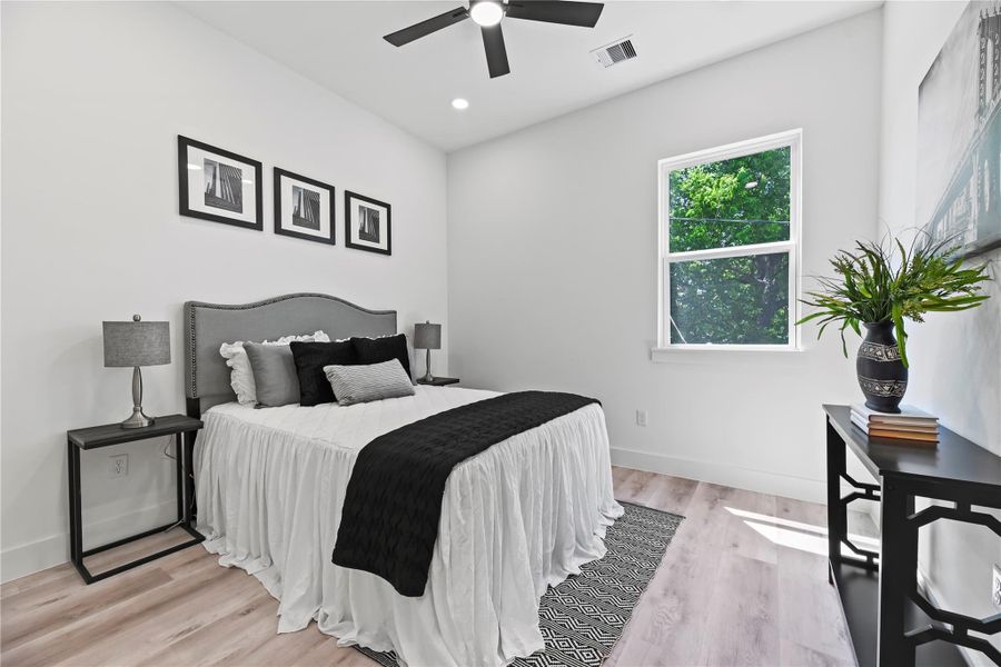 Furnished interior view inside a new home in , Houston (Image 34).
