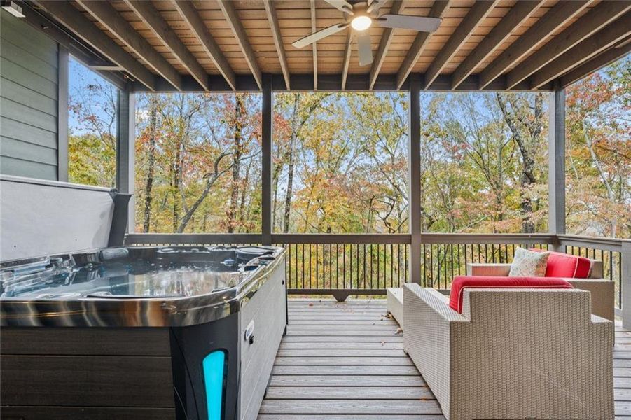 Exterior details and patio area of a home in , Dahlonega (Image 3).