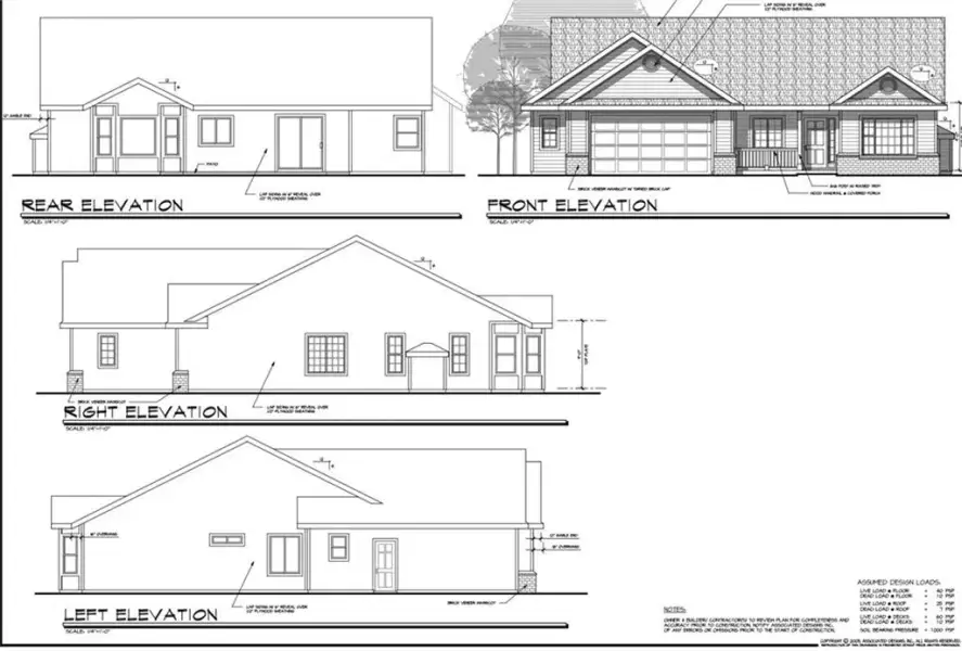 Exterior rendering of this home design in , Villa Rica, GA (Image 3).