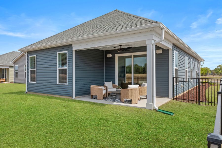 Representative exterior details of a home built from the The Orchid by Chesapeake Homes in Coastal Club of the Carolinas, Calabash (Image 3).