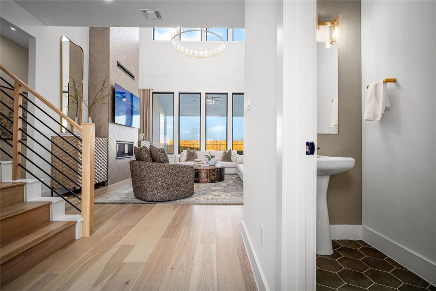 Furnished interior view inside a new home in Kuempel Estates, Pflugerville (Image 29).