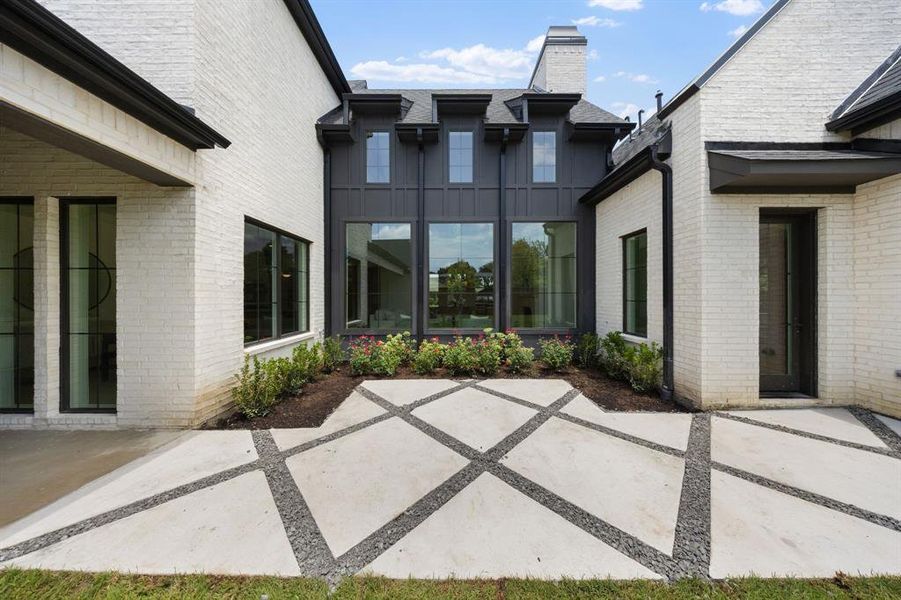 Exterior details and patio area of a home in , Dallas (Image 27). Exterior details and patio area of a home in , Dallas (Image 27).