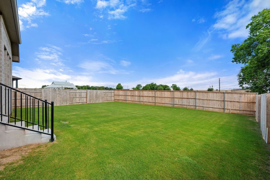 Exterior details and patio area of a home in Flora, Hutto (Image 31). Exterior details and patio area of a home in Flora, Hutto (Image 31).