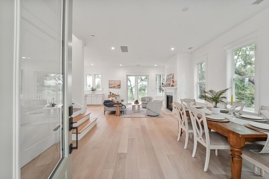 Furnished interior view inside a new home in , Charleston (Image 3).