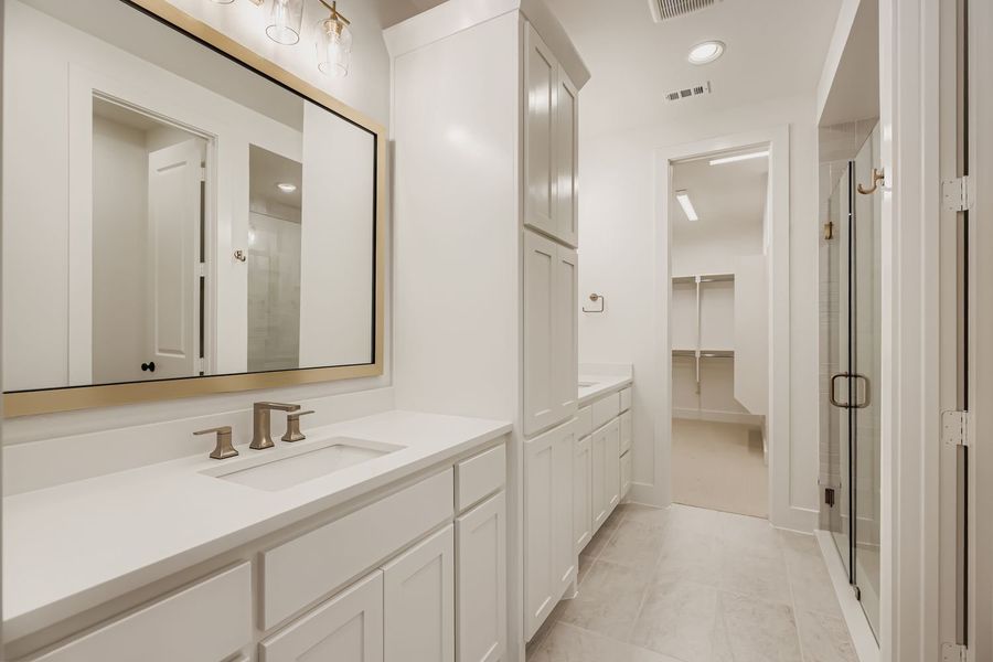 Furnished interior view inside a new home in Castle Hills Northpointe - Townhomes, Carrollton (Image 10). Furnished interior view inside a new home in Castle Hills Northpointe - Townhomes, Carrollton (Image 10).