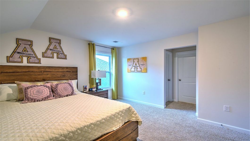 Furnished interior view inside a new home in Reserve at Tap Root Farms, Fletcher (Image 46). Furnished interior view inside a new home in Reserve at Tap Root Farms, Fletcher (Image 46).