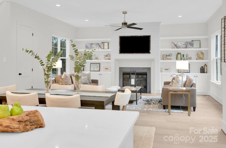 Furnished interior view inside a new home in , Charlotte (Image 4).