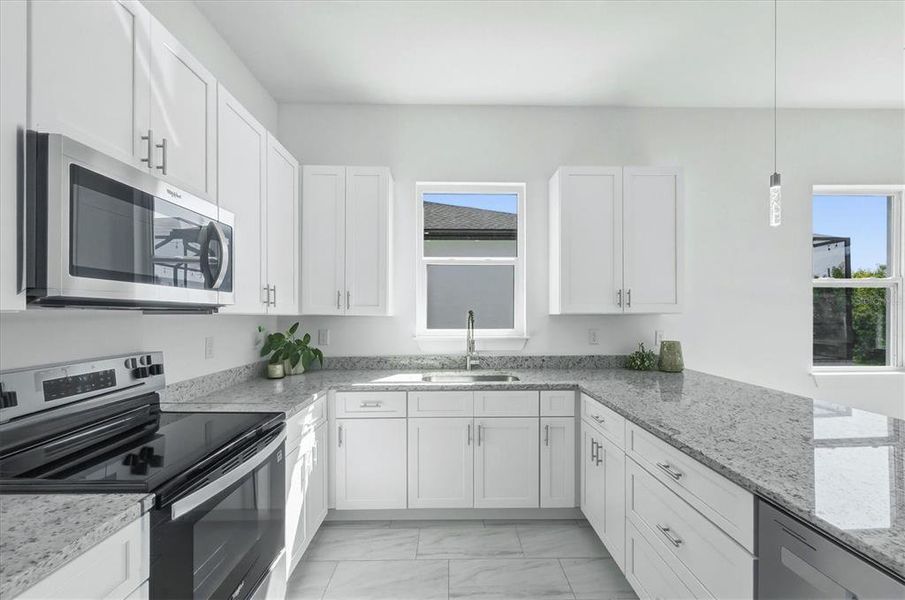 Furnished interior view inside a new home in , Rotonda West (Image 9). Furnished interior view inside a new home in , Rotonda West (Image 9).