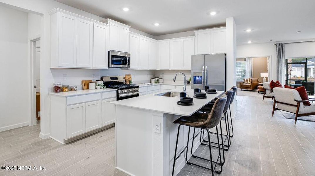 Furnished interior view inside a new home in , St. Johns (Image 10).