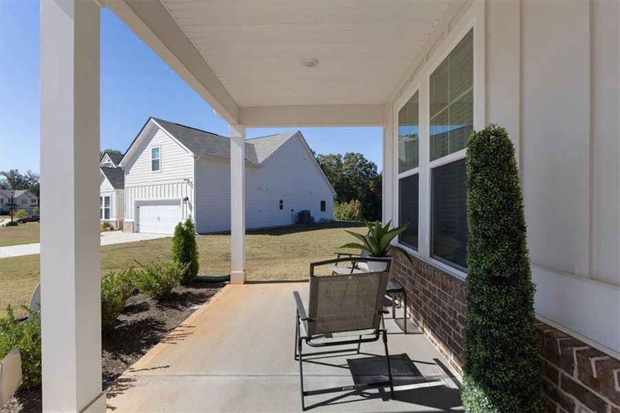 Exterior details and patio area of a home in , Locust Grove (Image 22). Exterior details and patio area of a home in , Locust Grove (Image 22).