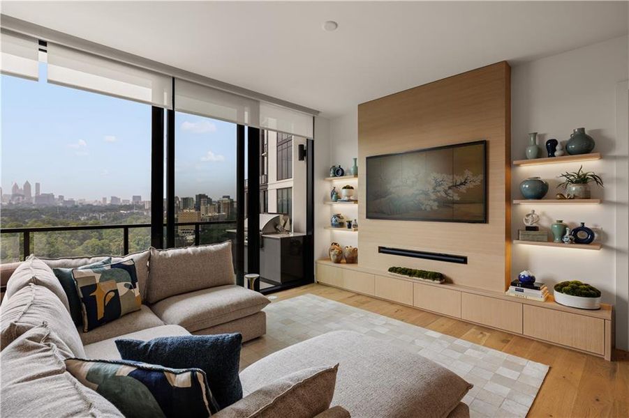 Furnished interior view inside a new home in , Atlanta (Image 7).