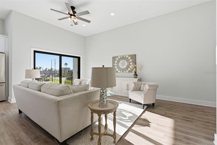 Furnished interior view inside a new home in , Treasure Island (Image 17). Furnished interior view inside a new home in , Treasure Island (Image 17).