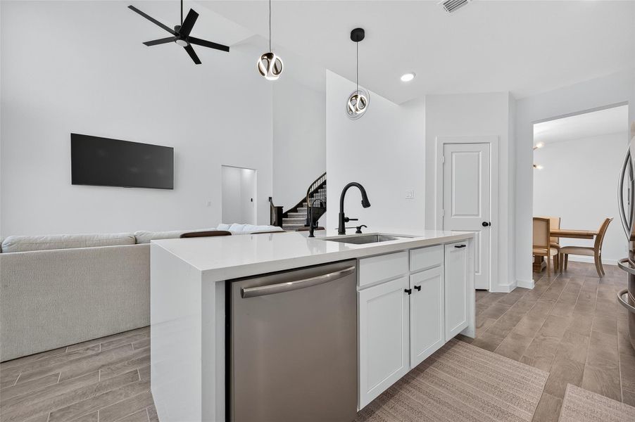 Furnished interior view inside a new home in , Richmond (Image 12). Furnished interior view inside a new home in , Richmond (Image 12).