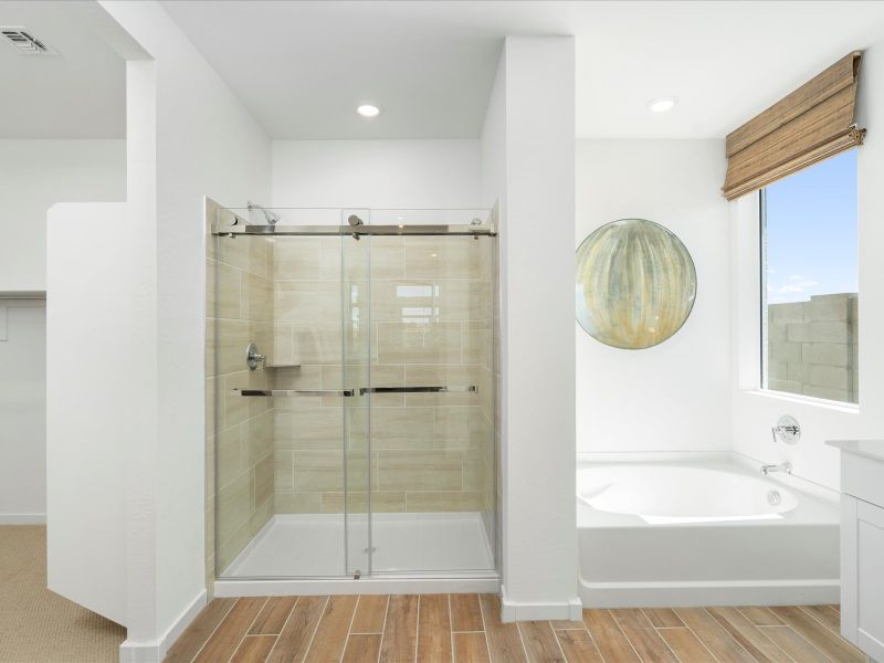 Furnished interior view inside a new home in Abel Ranch Reserve Series, Goodyear (Image 9).