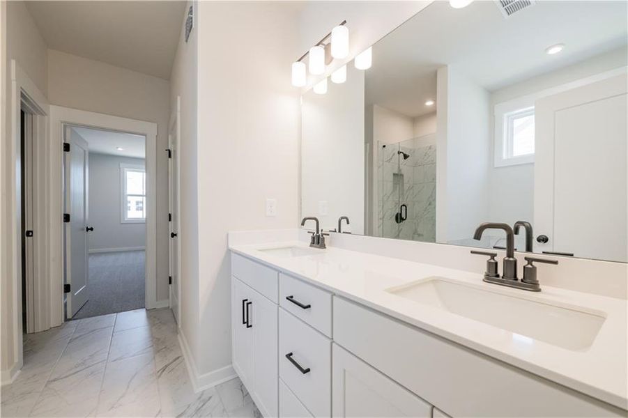 Furnished interior view inside a new home in Cambridge at Steels Bridge, Canton (Image 13).