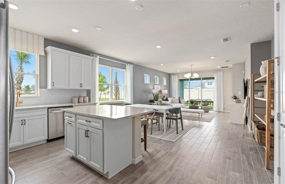 Furnished interior view inside a new home in Del Webb Sunbridge, St. Cloud (Image 24).