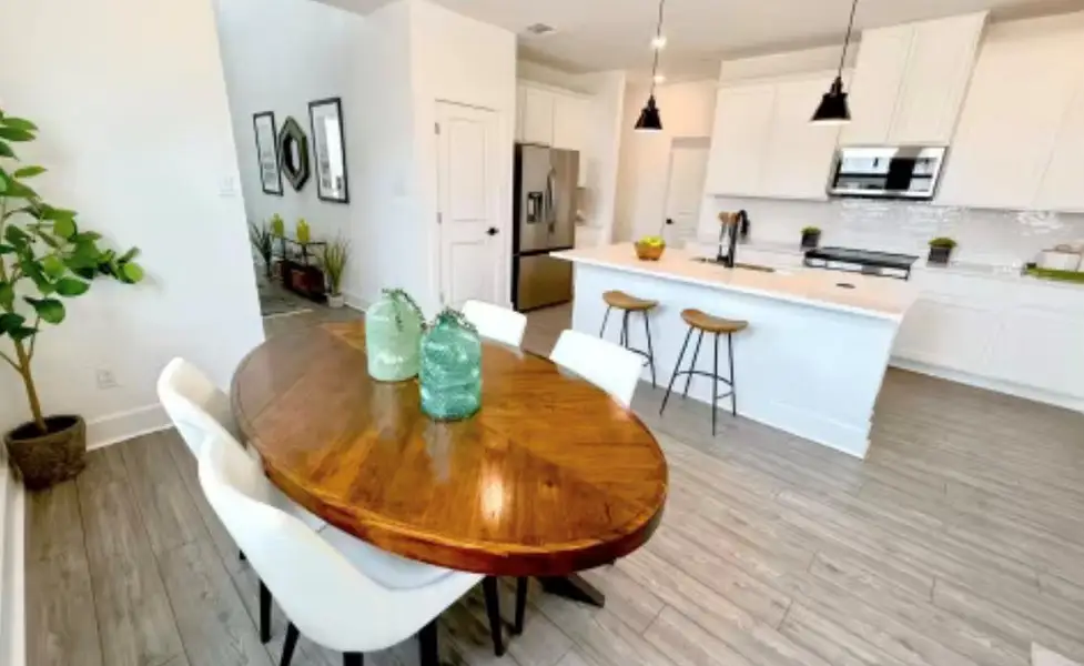 Furnished interior view inside a new home in Avery Centre, Round Rock (Image 4).