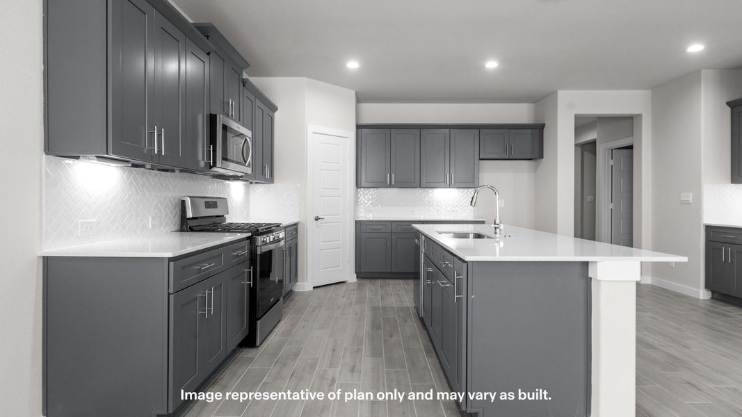 Furnished interior view inside a new home in Homestead at Parks Bell Ranch, Odessa (Image 4).
