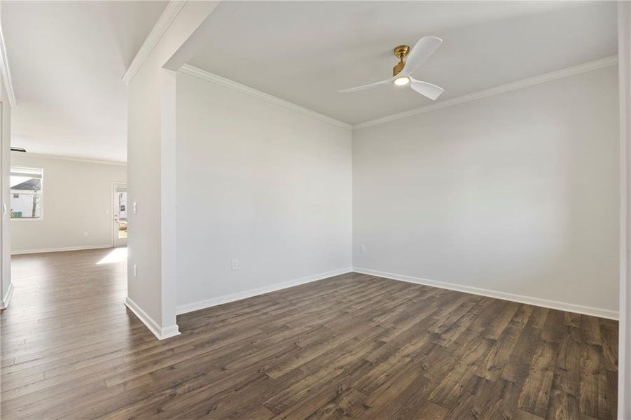 Spacious, unfurnished interior of a new home in , Braselton (Image 35). Spacious, unfurnished interior of a new home in , Braselton (Image 35).