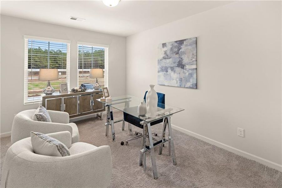 Furnished interior view inside a new home in The Collection at Walden Park, Jonesboro (Image 16).