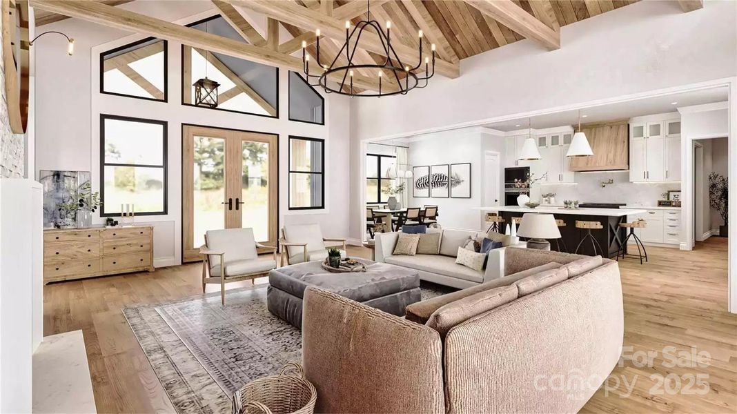 Furnished interior view inside a new home in , Mooresville (Image 10). Furnished interior view inside a new home in , Mooresville (Image 10).