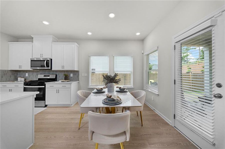 Furnished interior view inside a new home in , Canton (Image 5).