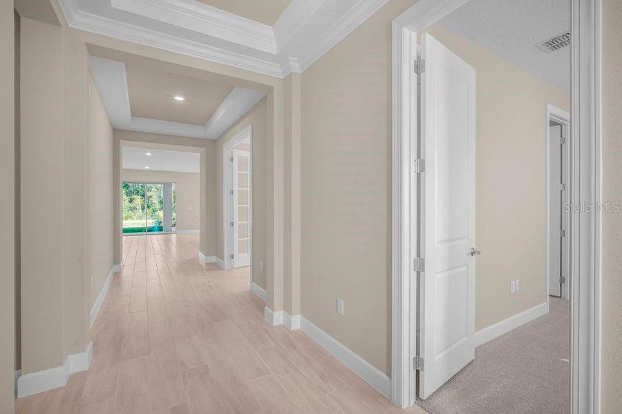 Spacious, unfurnished interior of a new home in Esplanade at Wiregrass Ranch, Wesley Chapel (Image 23).
