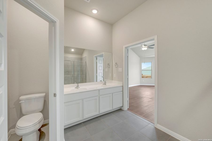 Furnished interior view inside a new home in Mesquite Ridge, San Antonio (Image 7).