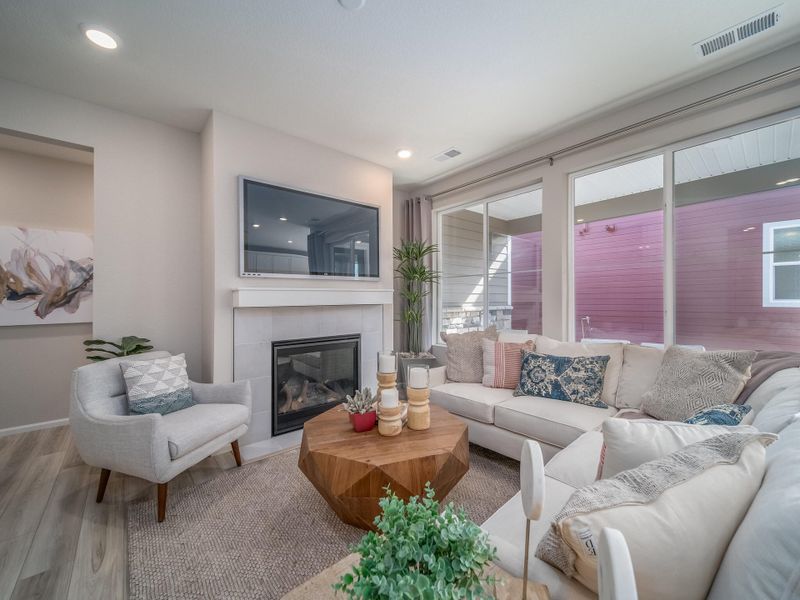 Furnished interior view inside a new home in The Reserve at Green Valley Ranch, Aurora (Image 8).