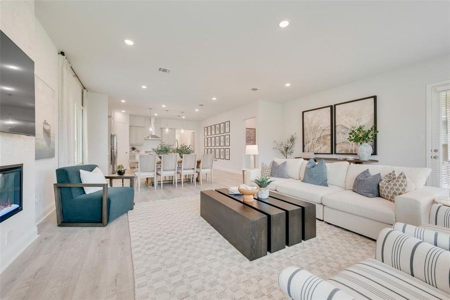 Furnished interior view inside a new home in Bayside, Rowlett (Image 20).
