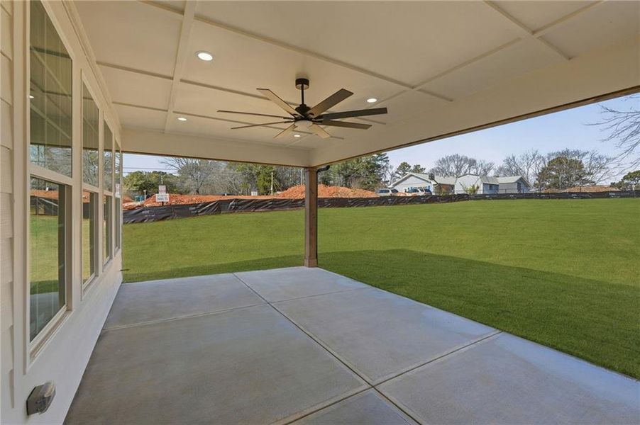 Exterior details and patio area of a home in , Stone Mountain (Image 26).