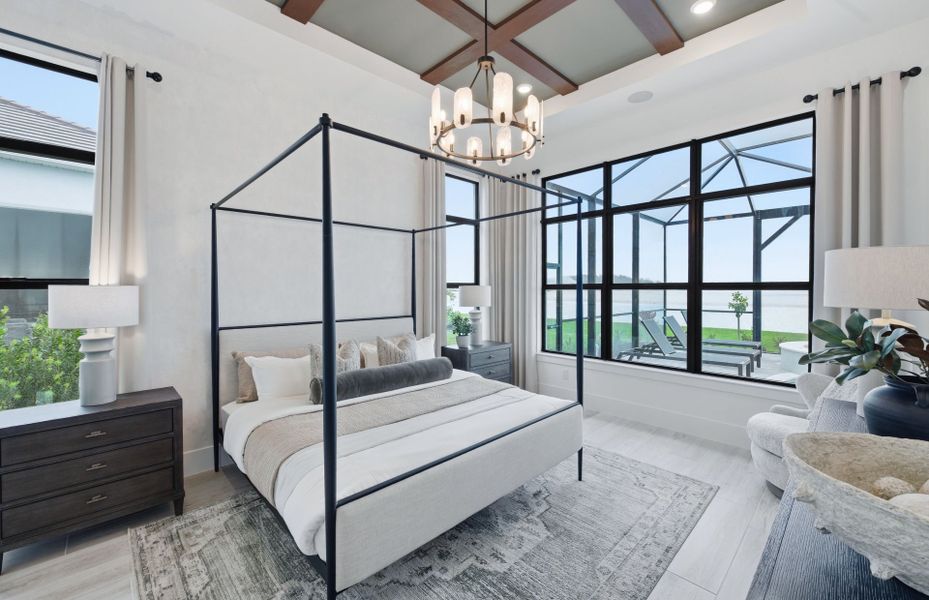 Representative furnished interior of a home built from the Aventura by DiVosta in Canter, Wellington (Image 9). Representative furnished interior of a home built from the Aventura by DiVosta in Canter, Wellington (Image 9).