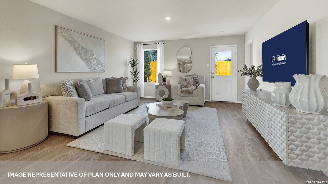 Furnished interior view inside a new home in Spring Valley, New Braunfels (Image 7).